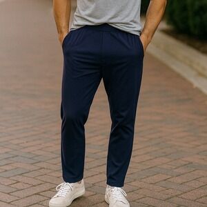 Public Rec Mens 40x28 Pants Blue Sporty‎ Casual Everyday Zip Pockets Stretch XL